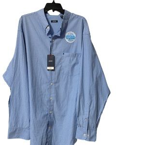IZOD men’s long sleeve button down cotton poly ShirT